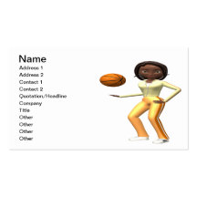 Basketball Player Business Card Templates