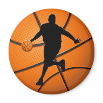 BASKETBALL PLAYER MAGNETS