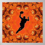 BASKETBALL PLAYER POSTER posters