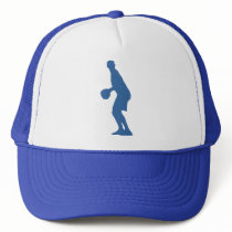 Basketball Player Silhouette Hat