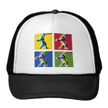 Basketball player trucker hat