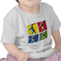 Basketball player tshirt