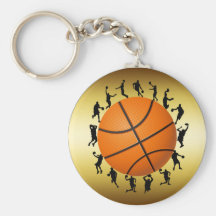 BASKETBALL PLAYERS DESIGN KEY CHAINS