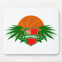 Basketball Portugal Mauspad