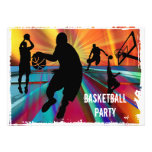 Basketball Pre Game Warmup Party Custom Invitation