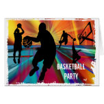 Basketball Pre Game Warmup Party Greeting Cards