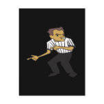 Basketball Referee Postcard