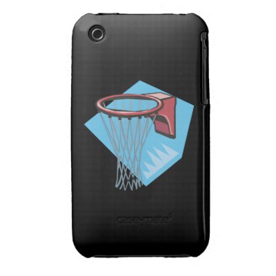 Basketball Rim Iphone 3 Cases by SportsArena