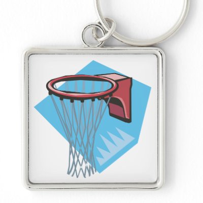 Basketball Rim Key Chains by SportsArena