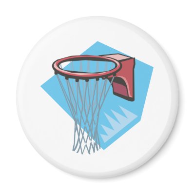 Basketball Rim Magnet by SportsArena