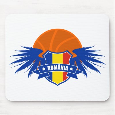 Basketball Romania Mauspads by pixelkaiser_SPORTS