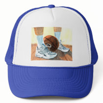 Basketball Shoes Cap Trucker Hat
