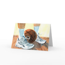 Basketball Shoes Greeting Card
