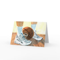 Basketball shoes Greeting Cards