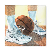 Basketball Shoes Magnet