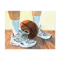 Basketball Shoes Postcard