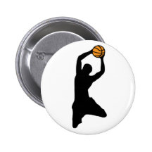 basketball silhouette pins