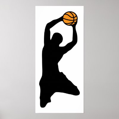 basketball silhouette by asyrum