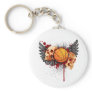 Basketball Skulls with Wings Keychain