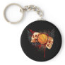 Basketball Skulls with Wings Keychain