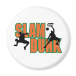 Basketball Slam Dunk Fridge Magnets