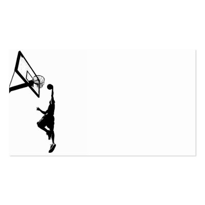 Basketball Slam Dunk Silhouette by graficallyminded