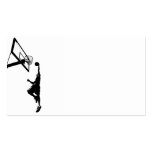 Basketball Slam Dunk Silhouette business cards