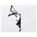 Basketball Slam Dunk Silhouette flyers
