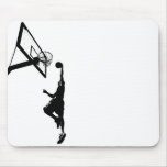 Basketball Slam Dunk Silhouette mousepads