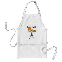 Basketball Slam Dunk T-shirts and Gifts Apron
