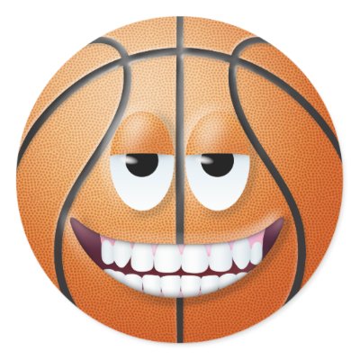 basketball with face