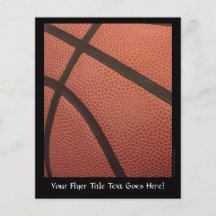 Basketball Sports Image Custom Flyer