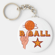 Basketball Star T-shirts and Gifts Keychains