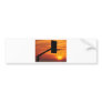 BASKETBALL SUNSET BUMPER STICKERS