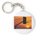 BASKETBALL SUNSET KEY CHAIN