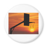BASKETBALL SUNSET MAGNETS