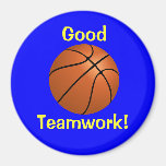 Basketball Teamwork Magnet