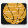 Basketball Thank You Gifts Mouse Pad
