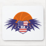 Basketball the USA Mouse Pad