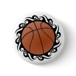 basketball. tribal. pin