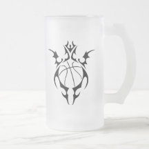 basketball. tribal. coffee mugs