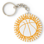 basketball. tribal. key chains