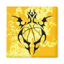 basketball. tribal. magnets