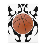 basketball. tribal. postcards