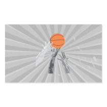 basketball up for grabs vector design sticker