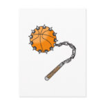 basketball whip mace postcard