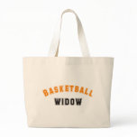 basketball widow shirt tote bags