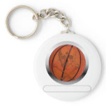 Basketball with Skull- Personalised keychains