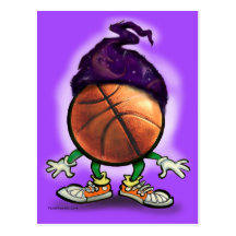 Basketball Wizard Postcard
