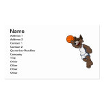 Basketball Wolf Business Card Templates